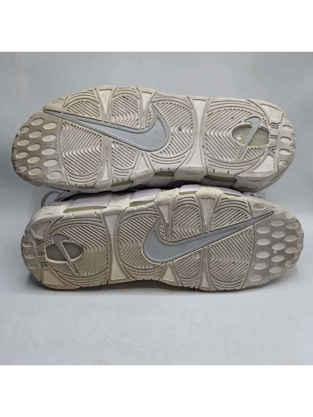 Nike Air More Uptempo 2006 White Metallic Silver Gold 312971-101 Mens Size 11